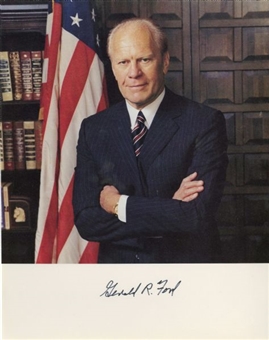 Gerald Ford Signed 8x10 Photo(JSA)
